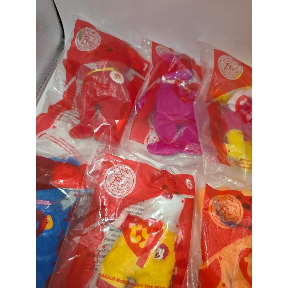 Lot 12 McDonald's Ty Teenie Beanie Babies 2000 25th Anniversary Sealed New NIP